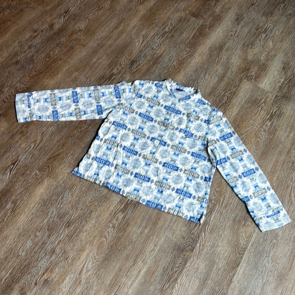 Pendleton Southwestern Button Down Flannel Pajama… - image 1